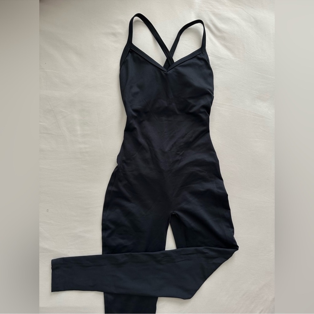 Sexy full body seamless jumpsuit- BLACK